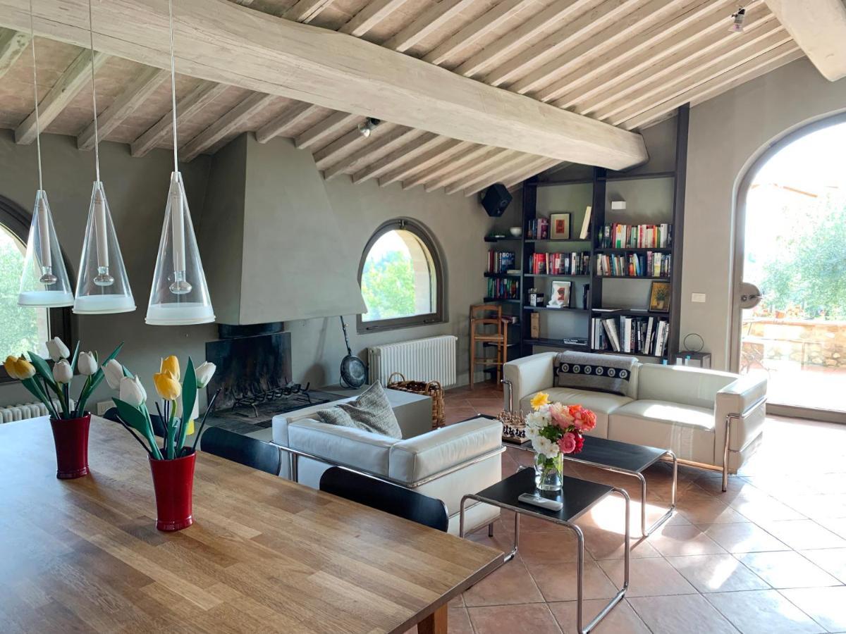 Poggiosole Villa Tavarnelle Val di Pesa Bagian luar foto