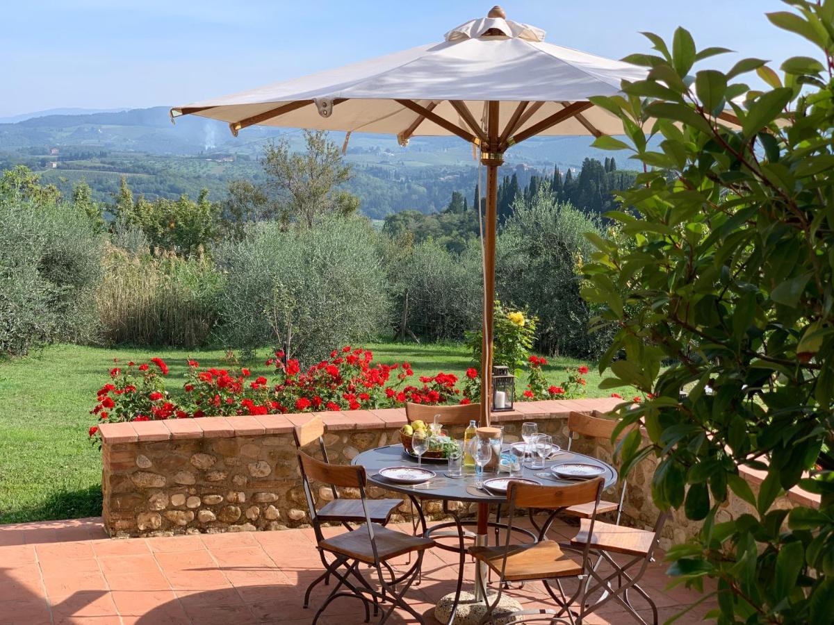 Poggiosole Villa Tavarnelle Val di Pesa Bagian luar foto